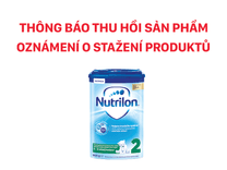 Thông báo thu hồi sản phẩm - NUTRILON